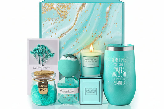 Gifts for Mom, Women, Wife, Girlfriend, Sister, Best Friend, Her - Unique Mothers Day, Birthday, Valentines, Christmas Gifts - Gardenia Inspirational Self Care Spa Gift Basket Set, Thank You Gifts